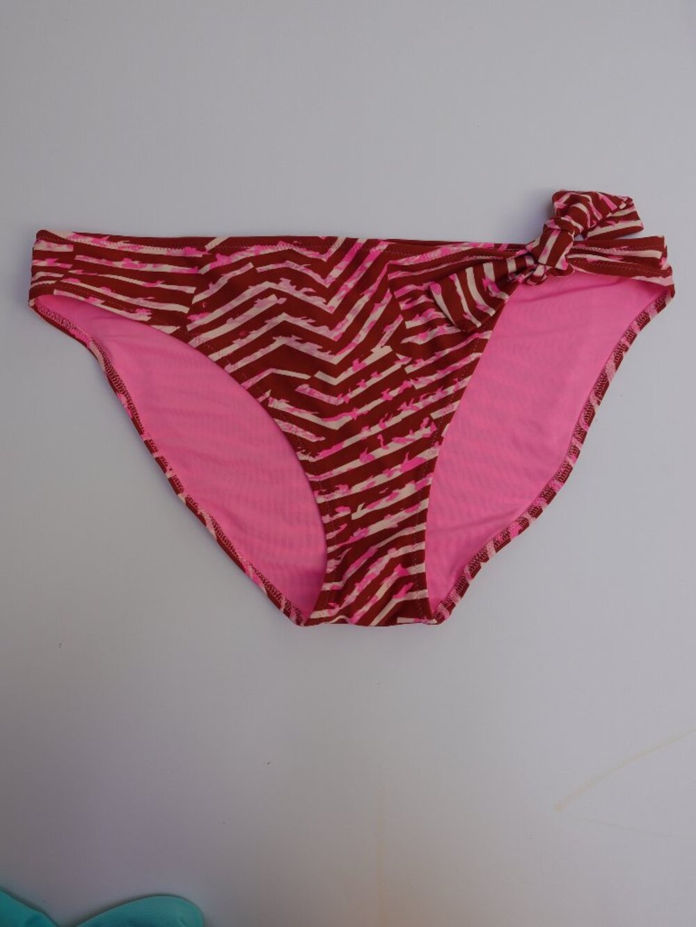 AERIE Full coverage bikini bottom in red size XL NEW $29 beach summer bikini